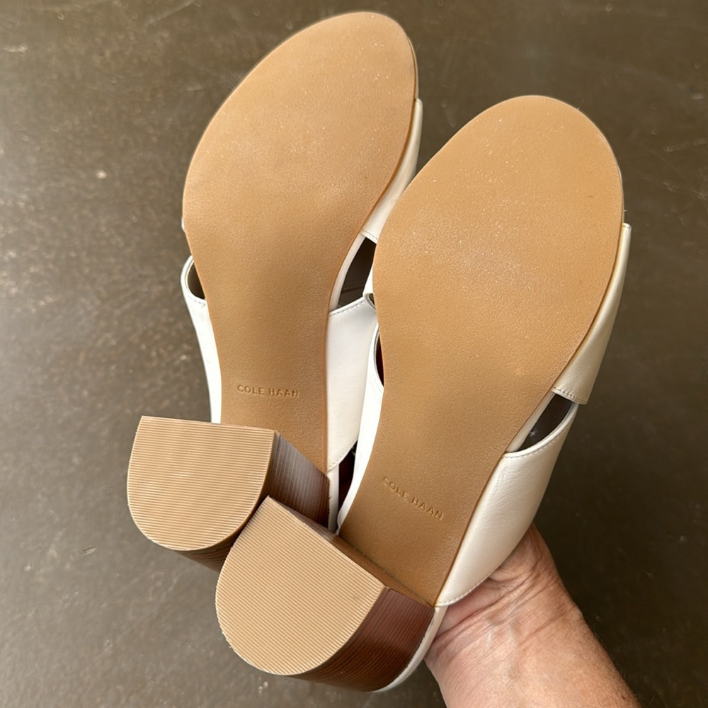 COLE HAAN Grand OS Gabby Criss Cross Block Heel Sandal - Picture 8 of 12